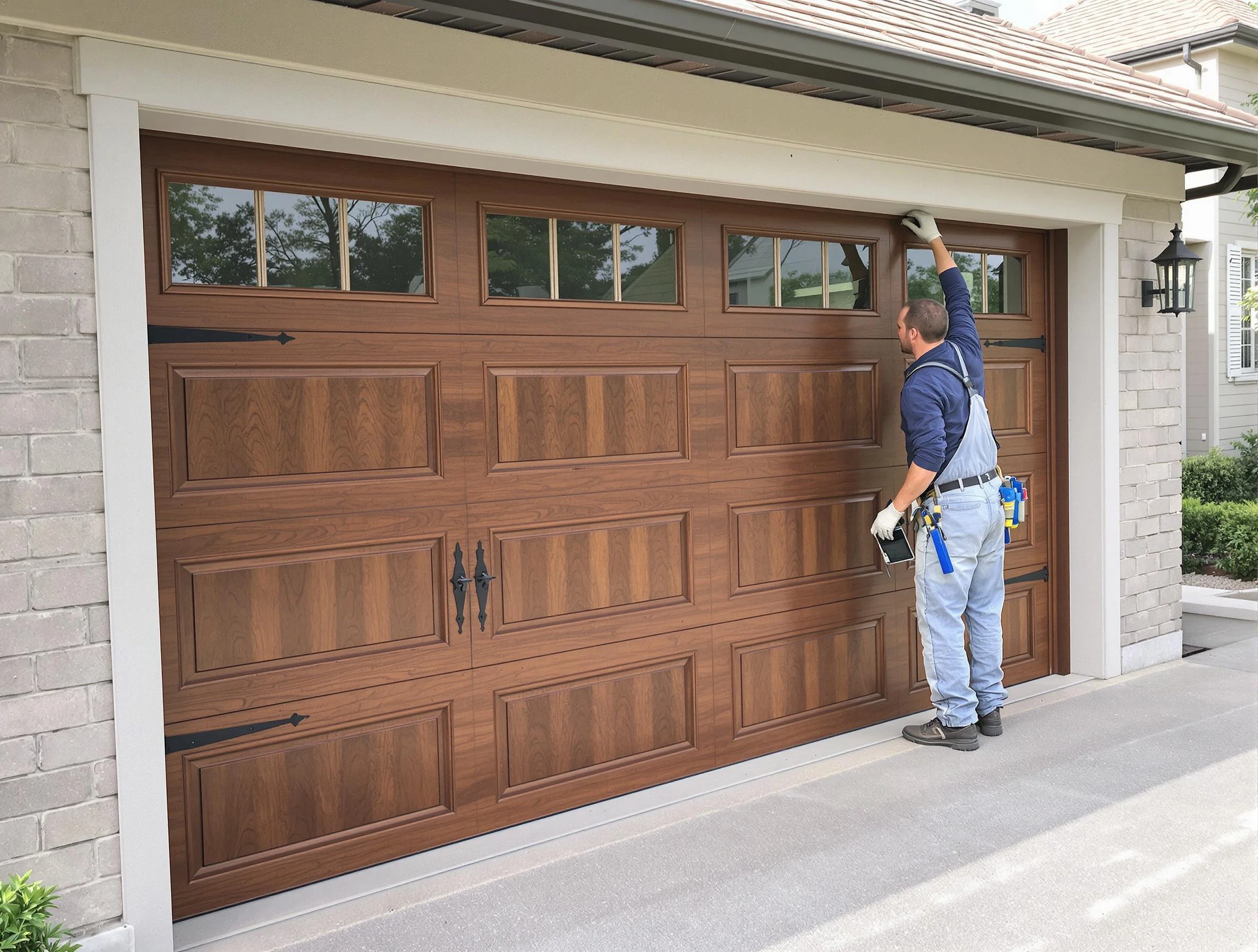 Custom garage door showcase by Phoenix Garage Door Repair in Phoenix