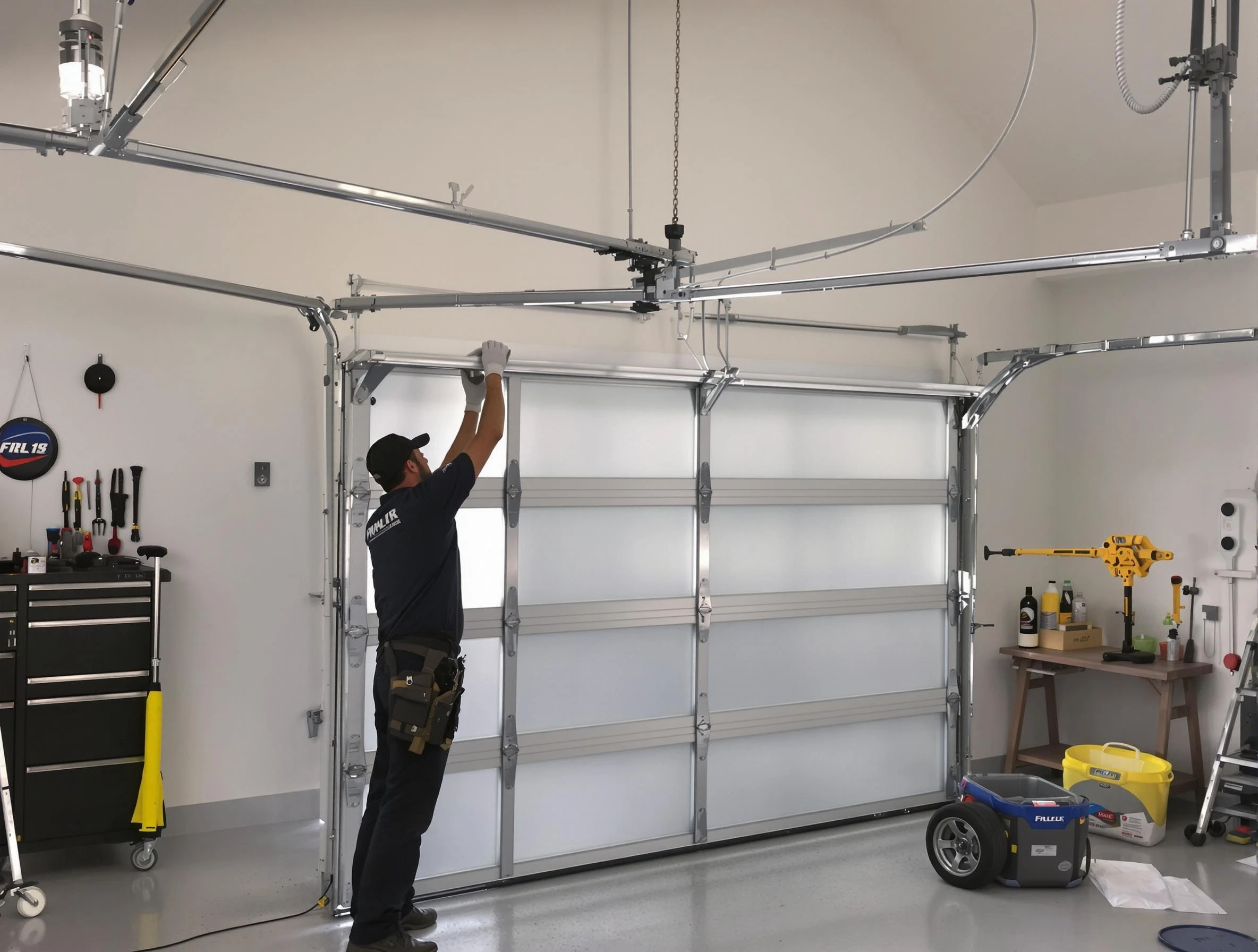 Phoenix Garage Door Repair certified team performing precision garage door installation in Phoenix