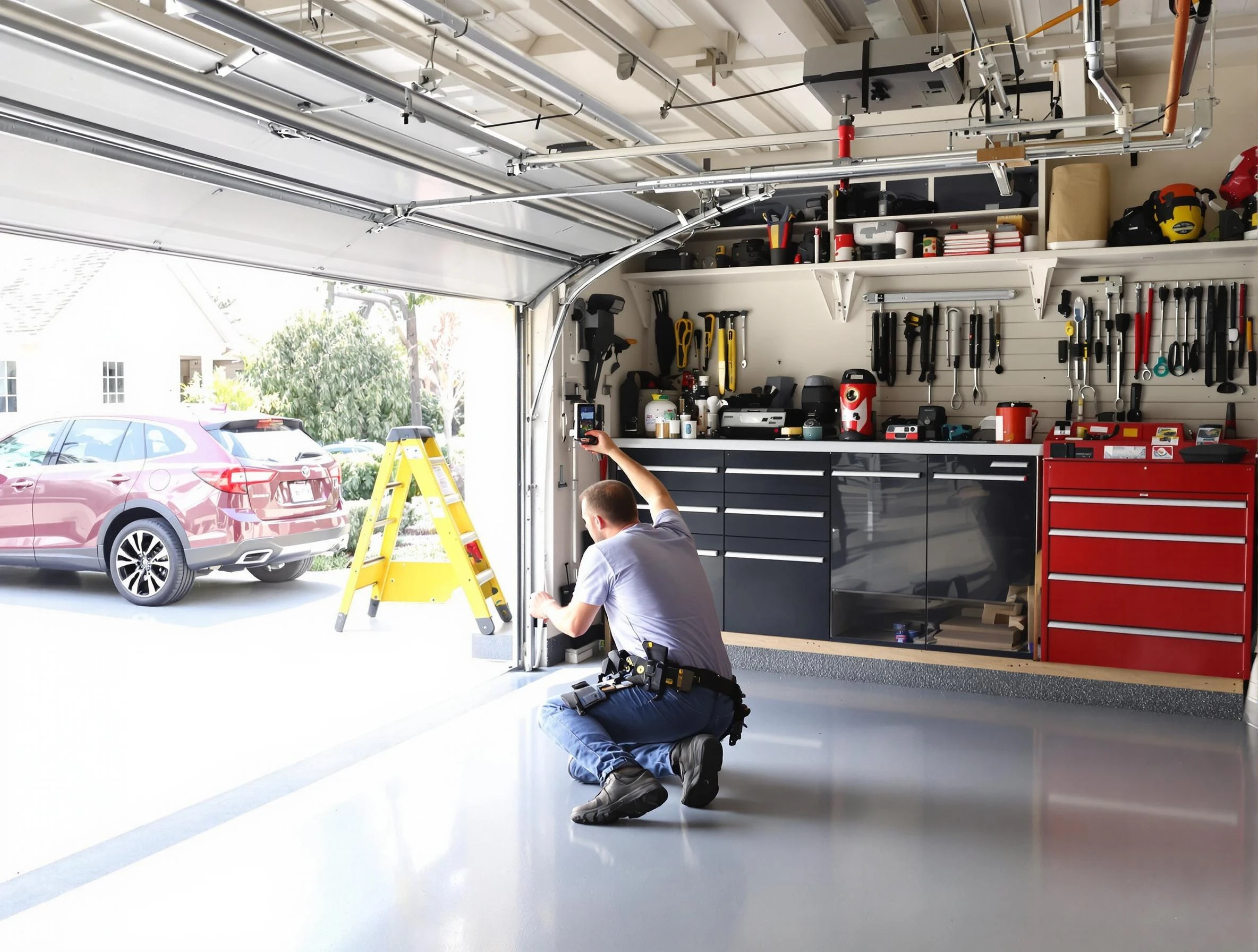Local garage door repair service by Phoenix Garage Door Repair in Phoenix